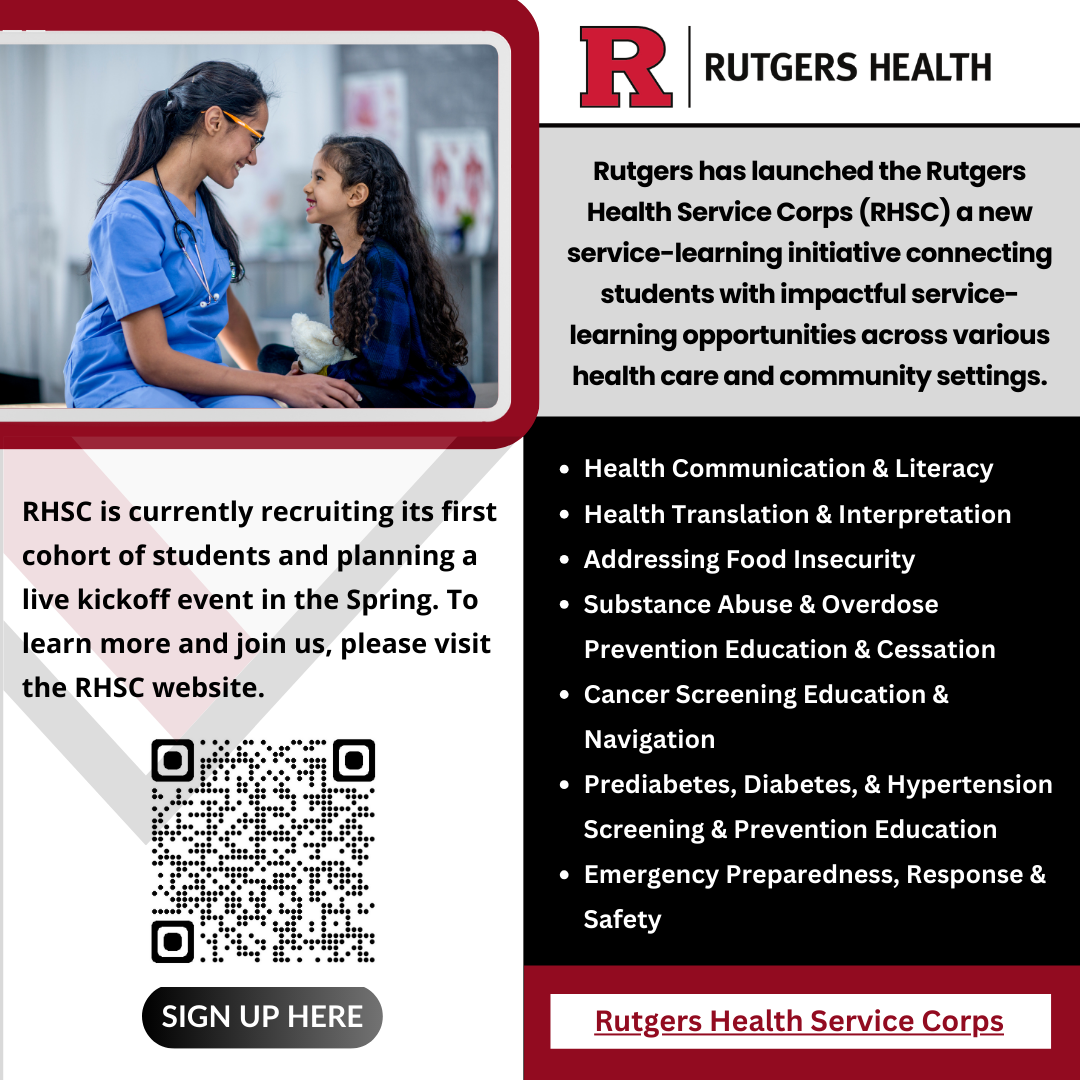 RutgersHealthServiceCorps Instagram