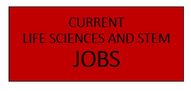Current Life Sciences and STEM Jobs